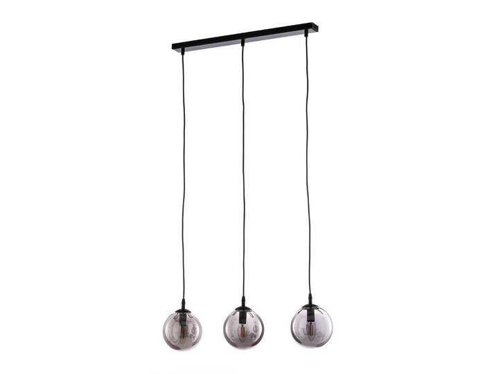 B-Ware B-Ware Hängeleuchte Glassy 3 Flg Gerade Schwarz Grafit Glas Deckenlampe Deckenleuchte von second-circle