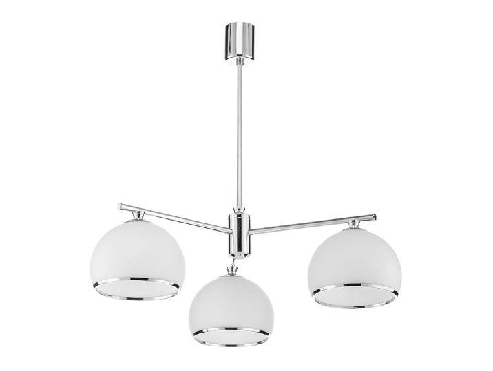 B-Ware B-Ware Hängeleuchte Mina Deckenlampe Leuchte Chromfarben Metall Glas Dreiflammig Lampe von second-circle