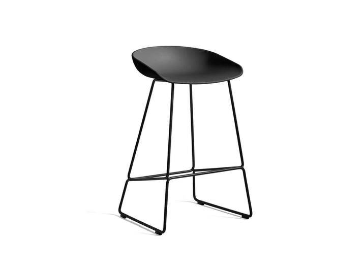 B-Ware B-Ware Hay About A Stool Aas 38 Barhocker Sitzhocker H 76 Black 2.0 Kunststoffgleiter von second-circle