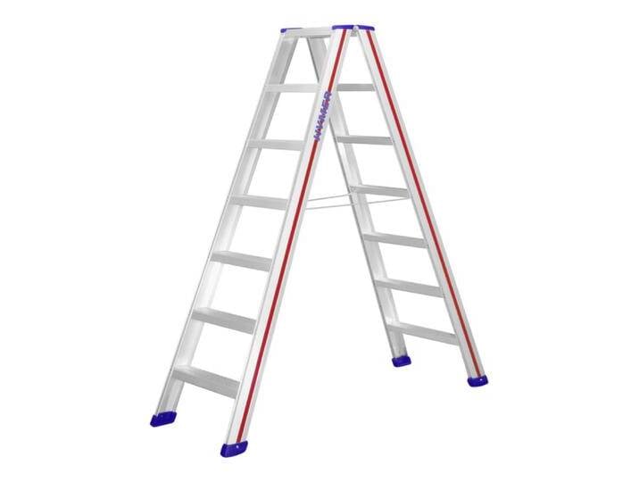 B-Ware B-Ware Hymer Stufenstehleiter Trittleiter Leiter Beidseitig Begehbar 2x8 Stufen Silber B-Ware B-Ware Hymer Stufenstehleiter Trittleiter Leiter Beidseitig Begehbar 2x8 Stufen Silber von second-circle