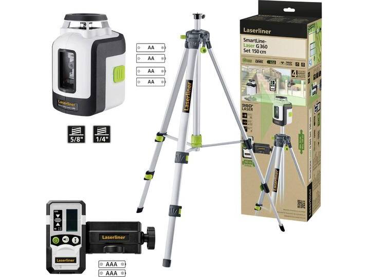 B-Ware B-Ware Laserliner Smart Line Laser G360 Set 150cm 360° Linienlaser Messwerkzeug Werkzeug B-Ware B-Ware Laserliner Smart Line Laser G360 Set 150cm 360° Linienlaser Messwerkzeug Werkzeug von second-circle