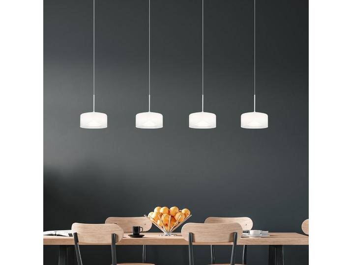 B-Ware B-Ware Led Hängeleuchte Belinda Pendelleuchte Lampe Glas Länge 105 Cm Weiß 4 Flg von second-circle