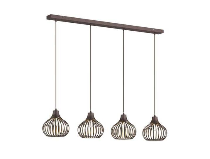 B-Ware B-Ware Lindby Frances Hängelampe Hängeleuchte Pendellampe Lampe Leuchte Braun, 4 Fl.598 B-Ware B-Ware Lindby Frances Hängelampe Hängeleuchte Pendellampe Lampe Leuchte Braun, 4 Fl.598 von second-circle