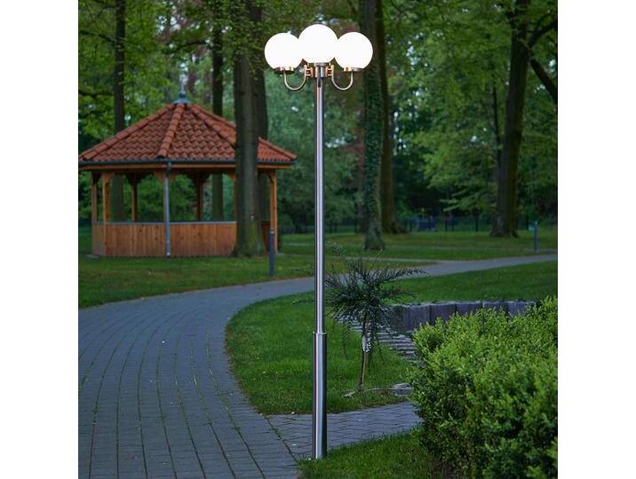 B-Ware B-Ware Lindby Kandelaber Laterne Wegeleuchte Wegelampe Leuchte Samuel Mit 3 Glaskugeln B-Ware B-Ware Lindby Kandelaber Laterne Wegeleuchte Wegelampe Leuchte Samuel Mit 3 Glaskugeln von second-circle