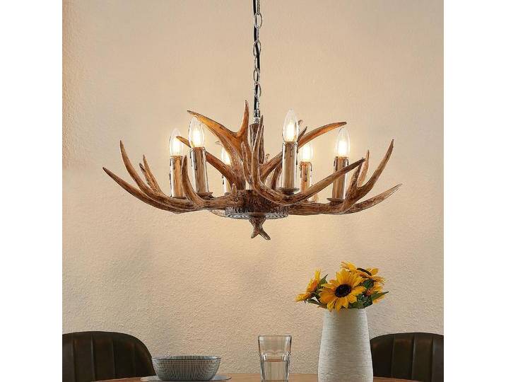 B-Ware B-Ware Lindby Tejask Hängeleuchte Kronleuchter Geweih Braun E14 Deckenlampe B-Ware B-Ware Lindby Tejask Hängeleuchte Kronleuchter Geweih Braun E14 Deckenlampe von second-circle