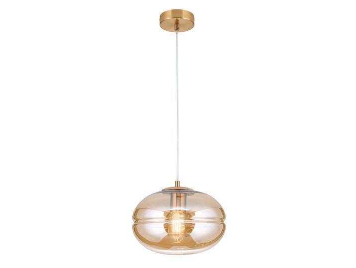 B-Ware B-Ware Orion Hängeleuchte Pendellampe Richard Metall Messing Glas Amber E27 Dimmbar von second-circle