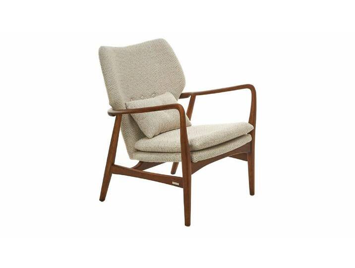 B-Ware B-Ware Pols Potten Peggy Armlehnstuhl Sessel Designerstuhl Stuhl Esche Beige Armlehnen von second-circle