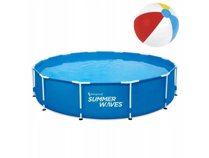 B-Ware B-Ware Polygroup Summer Waves Runder Gartenrahmenpool Schwimmbecken Pool 244x76cm Blau B-Ware B-Ware Polygroup Summer Waves Runder Gartenrahmenpool Schwimmbecken Pool 244x76cm Blau von second-circle