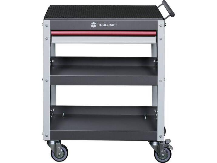 B-Ware B-Ware Toolcraft Servicewagen Werkstattwagen Wagen Werkstatt Grau Rot 1 Schublade von second-circle