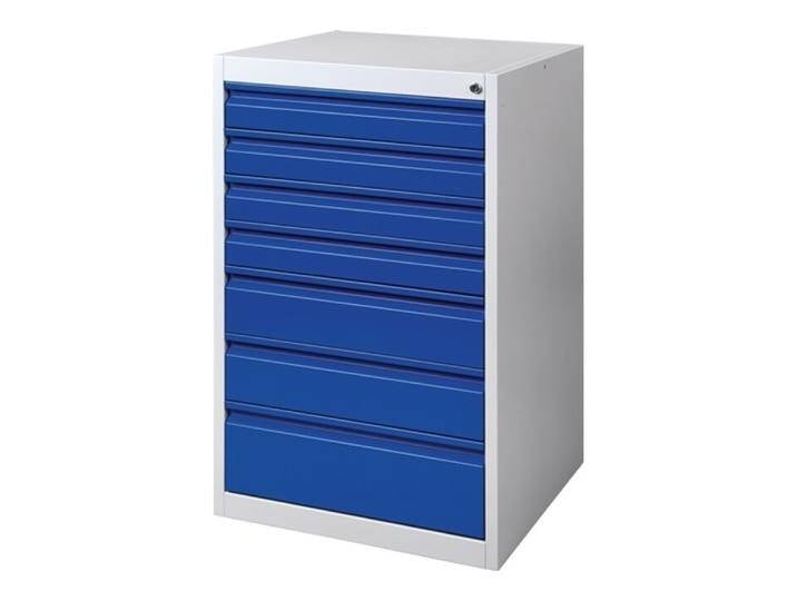 B-Ware B-Ware Unbekannt Schubladenschrank Aufbewahrung Schubladen Grau/Blau 7 Schubladen von second-circle