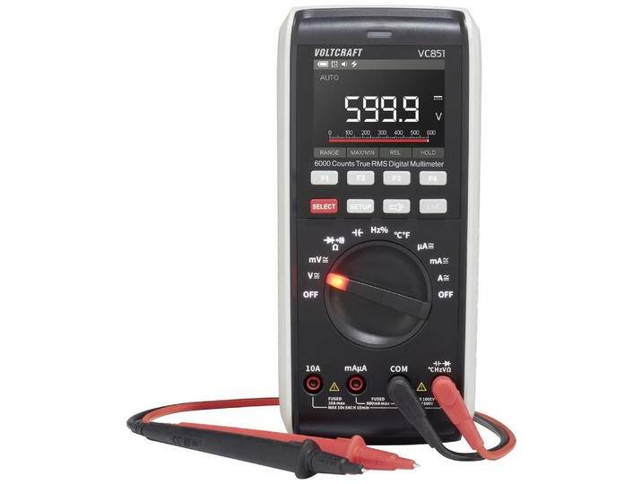 B-Ware B-Ware Voltcraft Vc851 Hand Multimeter Kalibriert (Iso) Digital Cat Iii 1000 V Cat Iv von second-circle