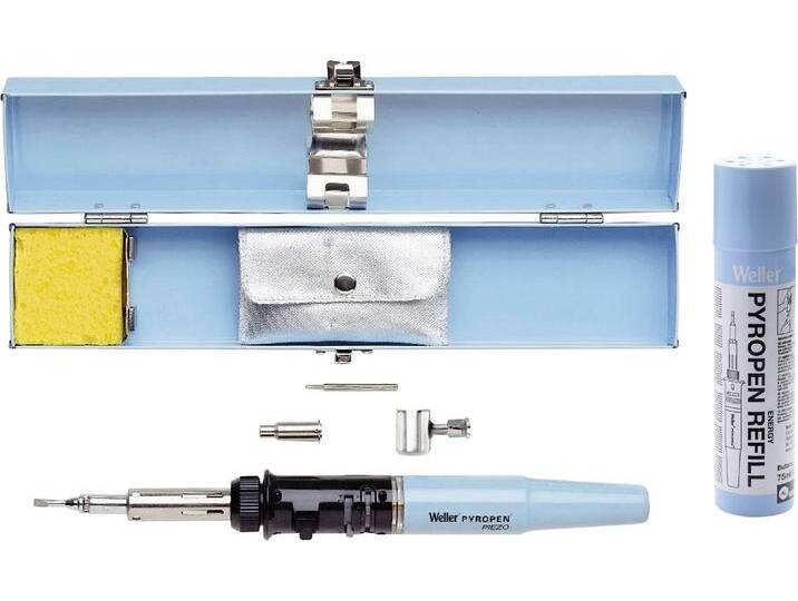 B-Ware B-Ware Weller Gaslötkolben Lötkolben Pyropen 500°C Gasflasche Lötspitze Piezozünder von second-circle