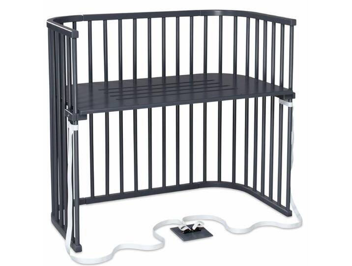 B-Ware Babybay Beistellbett Boxspring Kinderbett Bett Gitterbett Xxl Schiefergrau B-Ware von second-circle