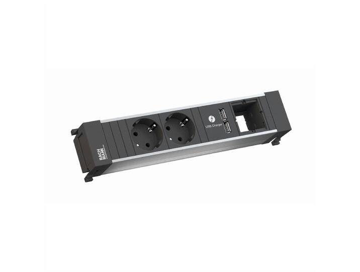 B-Ware Bachmann 916.0514 Power Frame Steckdosenleiste ohne Schalter Mehrfachsteckdose von second-circle