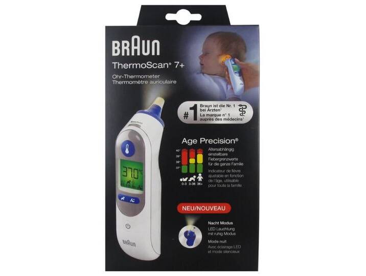 B-Ware Braun ThermoScan 7+ Ohrthermometer Babythermometer Thermometer Fieberthermometer B-Ware Braun ThermoScan 7+ Ohrthermometer Babythermometer Thermometer Fieberthermometer von second-circle