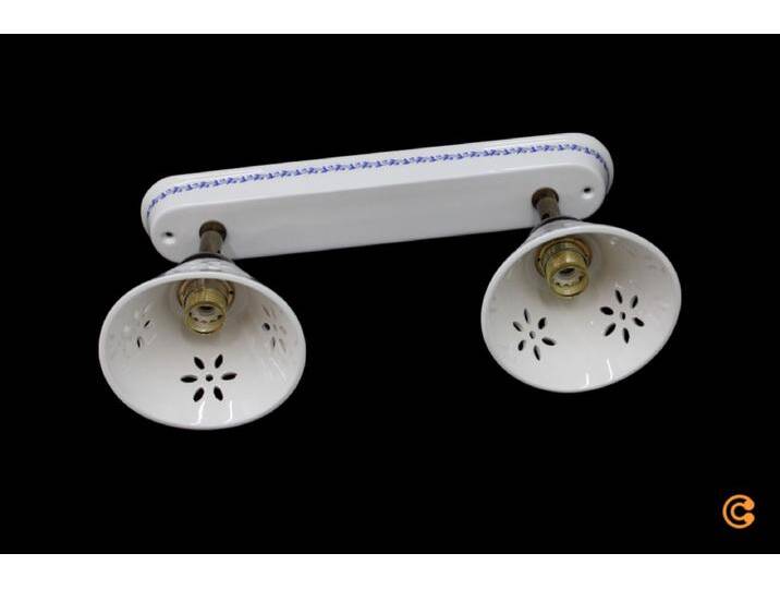 B-Ware Ceramiche Wandleuchte NONNA Wandlampe Lampe Leuchte Beleuchtung Keramik weiß von second-circle
