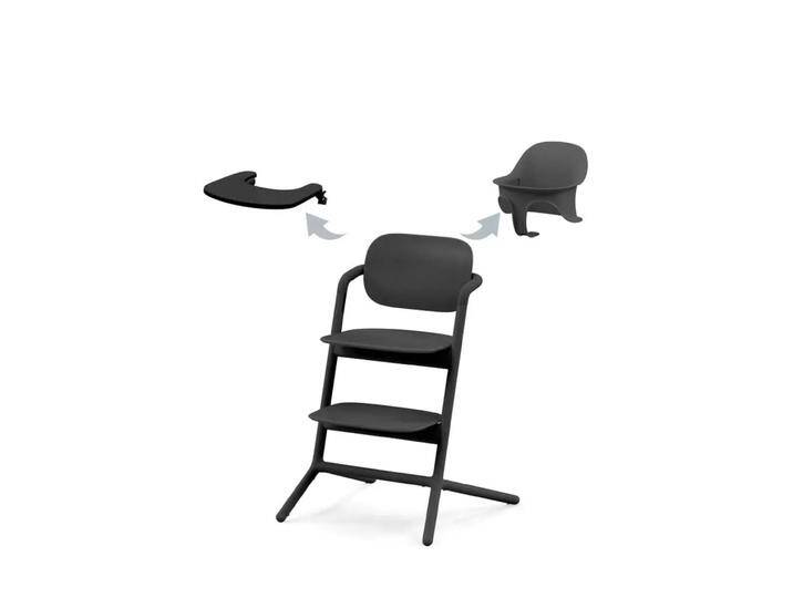 B-Ware Cybex Lemo Hochstuhl Set Stuhl Kinderstuhl Stunning Black 3in1 Hochstuhl Set B-Ware von second-circle