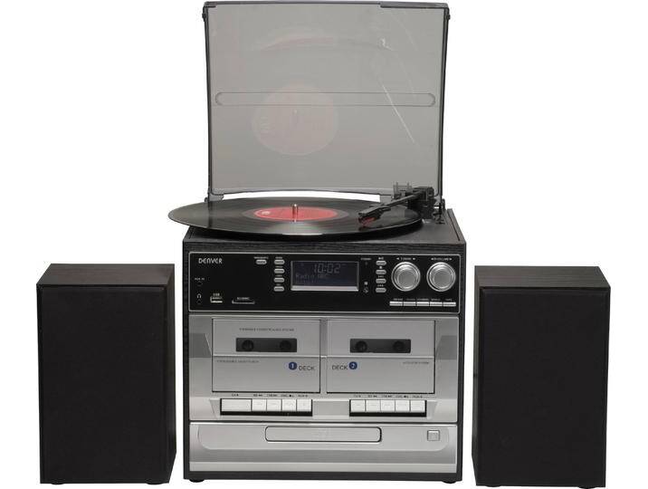 B-Ware Denver MRD-166 Stereoanlage DAB+ Plattenspieler SD UKW USB Aufnahmefunktion von second-circle