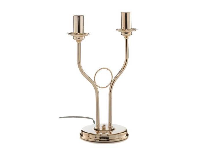 B-Ware Domiluce Tischleuchte Lampe Retro Gold Zweiflammig Metall Schalter E14 Led Spot B-Ware von second-circle