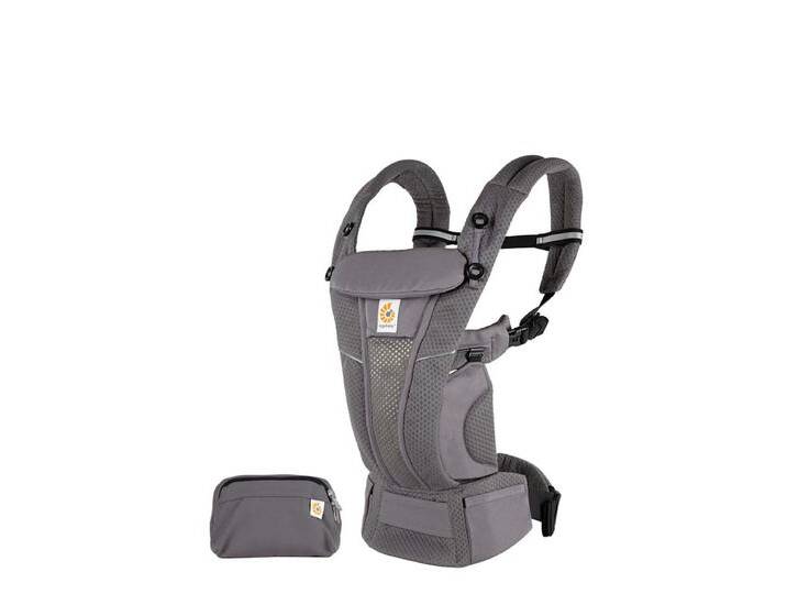 B-Ware Ergobaby Omni Breeze Babytrage Babytragehilfe Bauch/Hüfte/Rücken/Front Grey B-Ware von second-circle