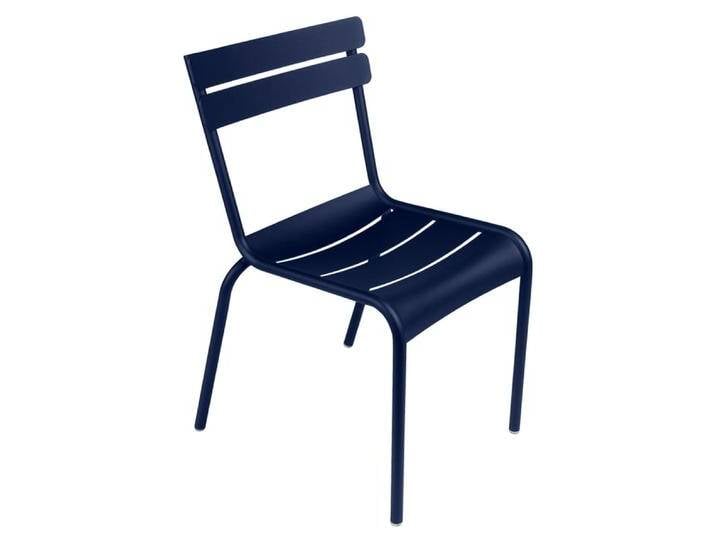 B-Ware Fermob Luxembourg Stuhl Esszimmerstuhl Essstuhl Küchenstuhl Aluminium Abysseblau B-Ware von second-circle