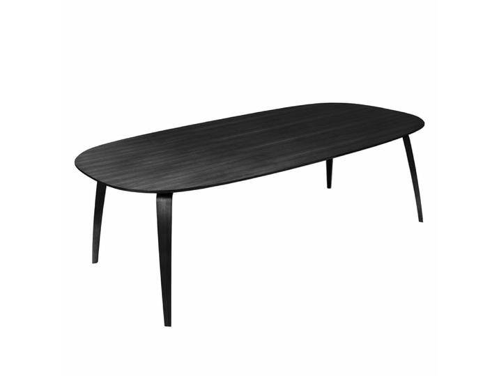 B-Ware B-Ware Gubi Esstisch Tisch Küchentisch elliptisch 120 x 230 cm Esche schwarz gebeizt von second-circle