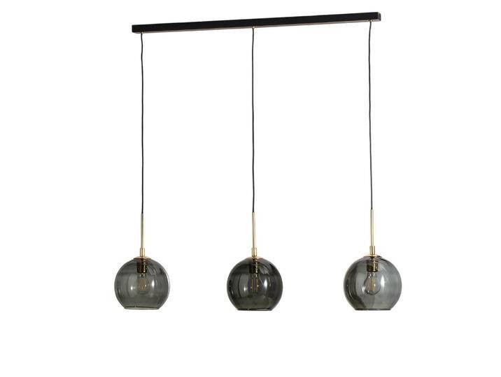B-Ware Hängelampe Dulce rauchgrau schwarz Glas 3-flammig Deckenlampe Deckenleuchte Spot von second-circle