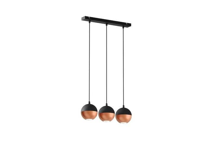 B-Ware Hängeleuchte Midnight In Schwarz/Kupfer Lang Hängelampe Lampe Leuchte Licht Gu10 B-Ware von second-circle