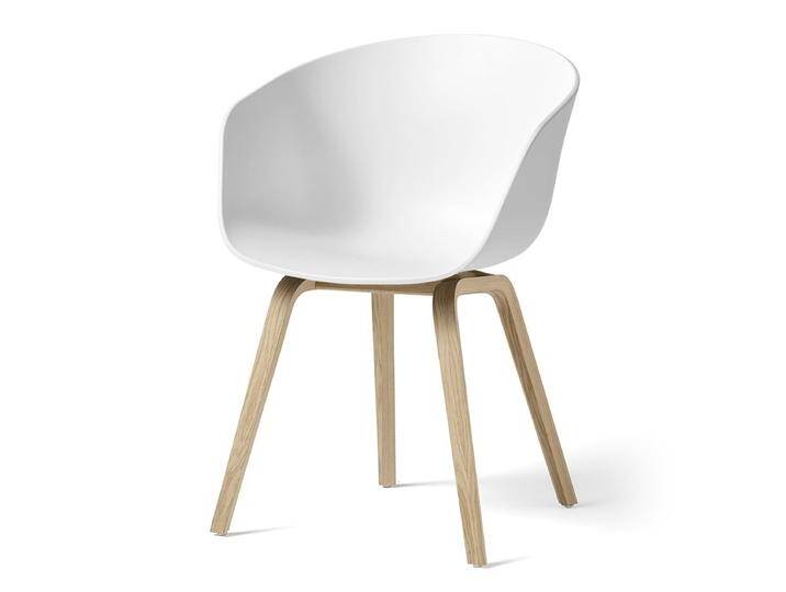 B-Ware Hay About A Chair Aac 22 Eiche Lackiert White Stuhl Sitzmöbel Hochwertig Bequem B-Ware von second-circle