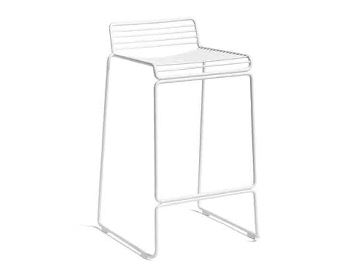 B-Ware Hay Hee Barhocker Low Barstuhl Barsitz Stuhl Hocker Sitz Weiß H65 Cm Stahldraht B-Ware von second-circle