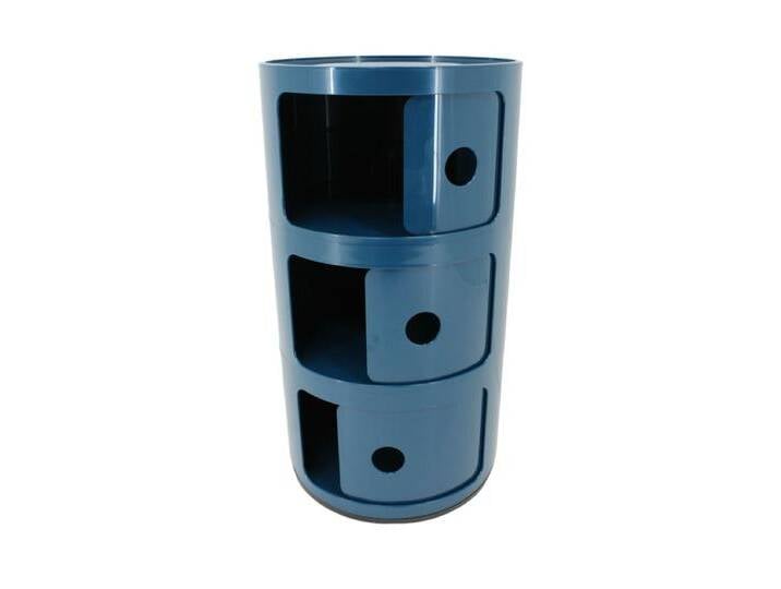 B-Ware Kartell Componibili 4967 Schrank Aufbewahrung Bürocontainer Schubladenbox Blau B-Ware von second-circle