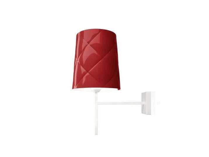 B-Ware Kdln New York Wandleuchte Wandlampe Wandlicht Lampe Rot Lackiert Gestell Weiß B-Ware von second-circle