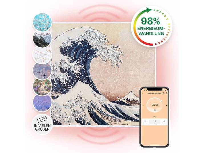 B-Ware Klarstein Wonderwall Air Art Infrarotheizung Heizung Heizkörper Wandheizung WiFi von second-circle