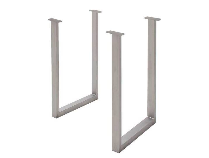 B-Ware Kollected Bartischgestell KAPRA Bartisch Bar-Tresen Bar Tisch Metall Silber Deko von second-circle