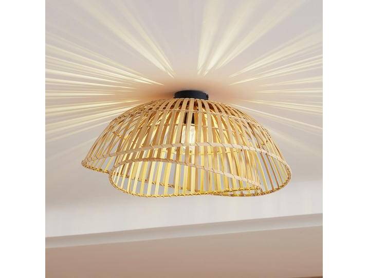 B-Ware Lindby Deckenleuchte Ilajus ø 62 Cm Bambus Natur Deckenlampe Lampe Leuchte Spot B-Ware von second-circle