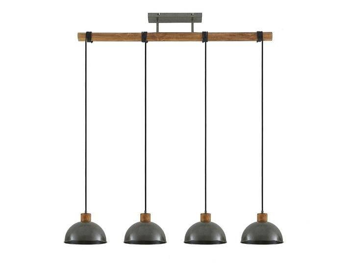 B-Ware Lindby Durbis Hängeleuchte Hängelampe Lampe Leuchte 4 Flmg. E27 Natur Dunkelg249 B-Ware von second-circle
