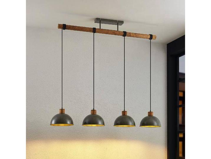 B-Ware Lindby Durbis Hängeleuchte Hängelampe Lampe Leuchte 4-flmg. E27 natur dunkelgrau B-Ware Lindby Durbis Hängeleuchte Hängelampe Lampe Leuchte 4-flmg. E27 natur dunkelgrau von second-circle