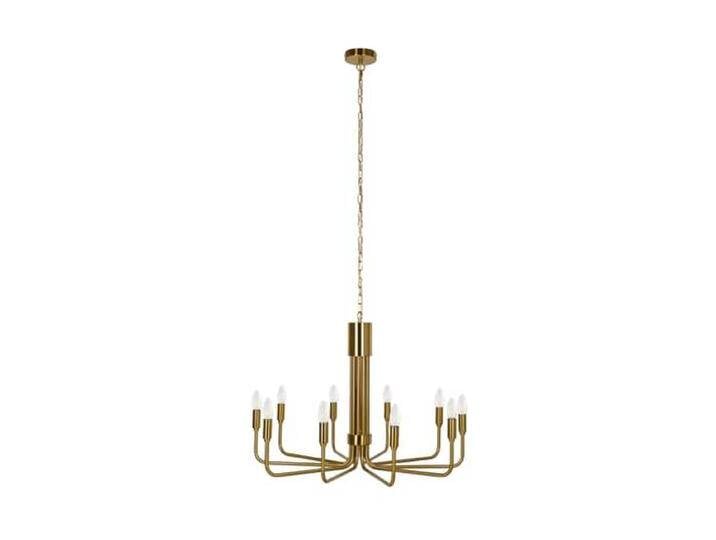 B-Ware Lindby Elanova Kronleuchter Deckenleuchte Deckenlampe Lampe Zehnflammig Messing B-Ware von second-circle