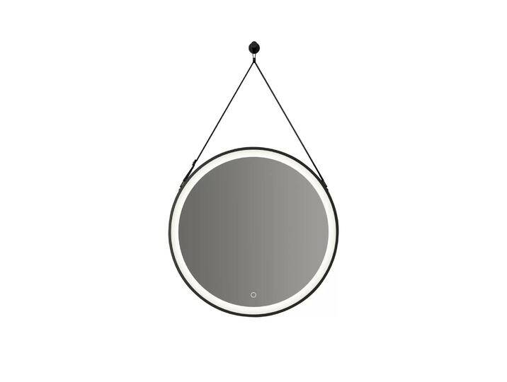 B-Ware Lucande LED-Spiegel Lelin Ø 60 cm schwarz Aluminium CCT Wandlampe Lampe Leuchte von second-circle