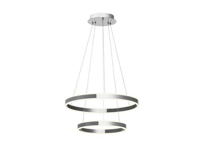B-Ware Lucande Led Pendelleuchte Lyani Hängeleuchte Deckenlampe Lampen 2 Ringe Chrom B-Ware von second-circle