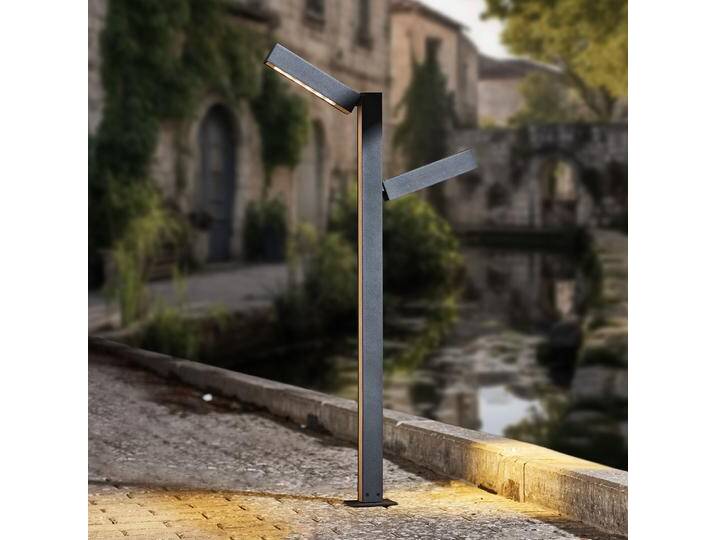B-Ware Lucande Taskalin LED Wegeleuchte Lampe 2 Flammig 90 cm Gartenleuchte Aussenlicht B-Ware Lucande Taskalin LED Wegeleuchte Lampe 2 Flammig 90 cm Gartenleuchte Aussenlicht von second-circle