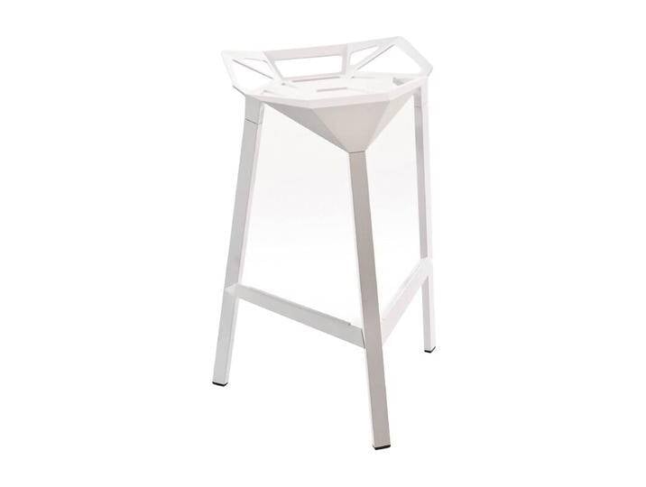 B-Ware Magis Stool One Hocker H 74 cm weiß lackiert BxHxT 53.5 x 74 x 46 cm Stuhl Sitz von second-circle