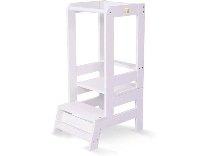 B-Ware Meow Baby Lernturm Tritthocker Küchenhelfer Höhenverstellbar Kinderhocker B-Ware von second-circle