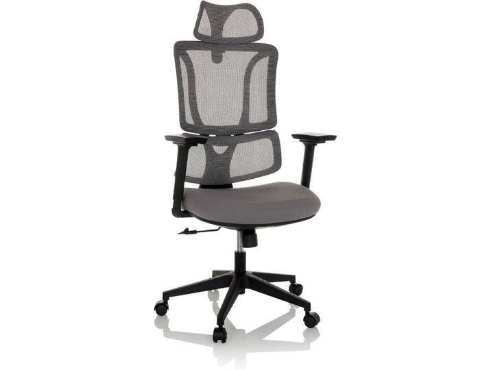 B-Ware My Buero Bürostuhl Drehstuhl Ergomy Sitz Stoff Rücken Netzstoff Grau Office Stuhl B-Ware von second-circle