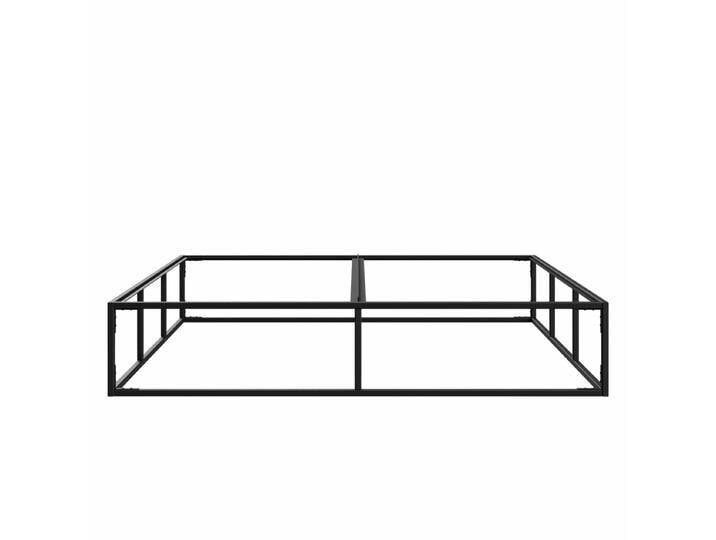 B-Ware Nichba Design Bettgestell Doppelbett Bettgestell Bett 180 X 200 Cm Stahl Schwarz B-Ware von second-circle
