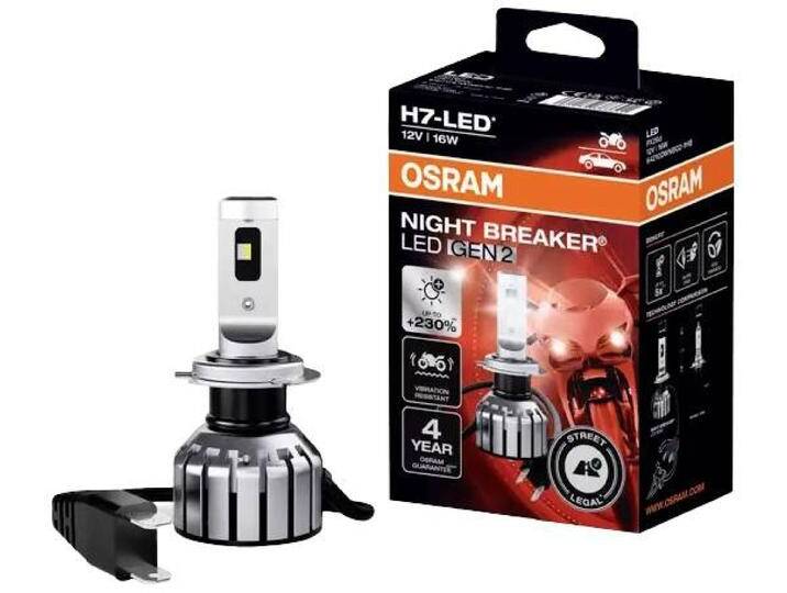 B-Ware Osram 64210 Dwnbg2 Led Leuchtmittel Night Breaker Led H7 16 W 12 V Leuchte La995 B-Ware von second-circle