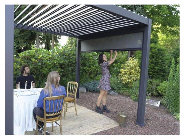 B-Ware Pergola Lamellendach Pavillon Sonnenschutzpavillon 3 X 3 M Sonnenrollo Anthrazit B-Ware B-Ware Pergola Lamellendach Pavillon Sonnenschutzpavillon 3 X 3 M Sonnenrollo Anthrazit B-Ware von second-circle