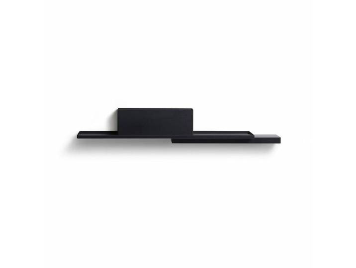 B-Ware Regal Puik Duplex Wandregal Hängeregal Bücherregal Wandboard Tiefschwarz Stahl B-Ware von second-circle