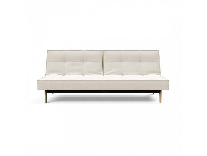 B-Ware Splitback Schlafsofa Sofa Klappcouch Couch Schlafcouch Designcouch 210x90cm Weiß B-Ware von second-circle
