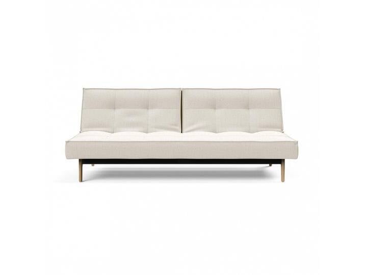 B-Ware Splitback Schlafsofa Sofa Klappcouch Couch Schlafcouch Designcouch 210x90cm Weiß B-Ware von second-circle